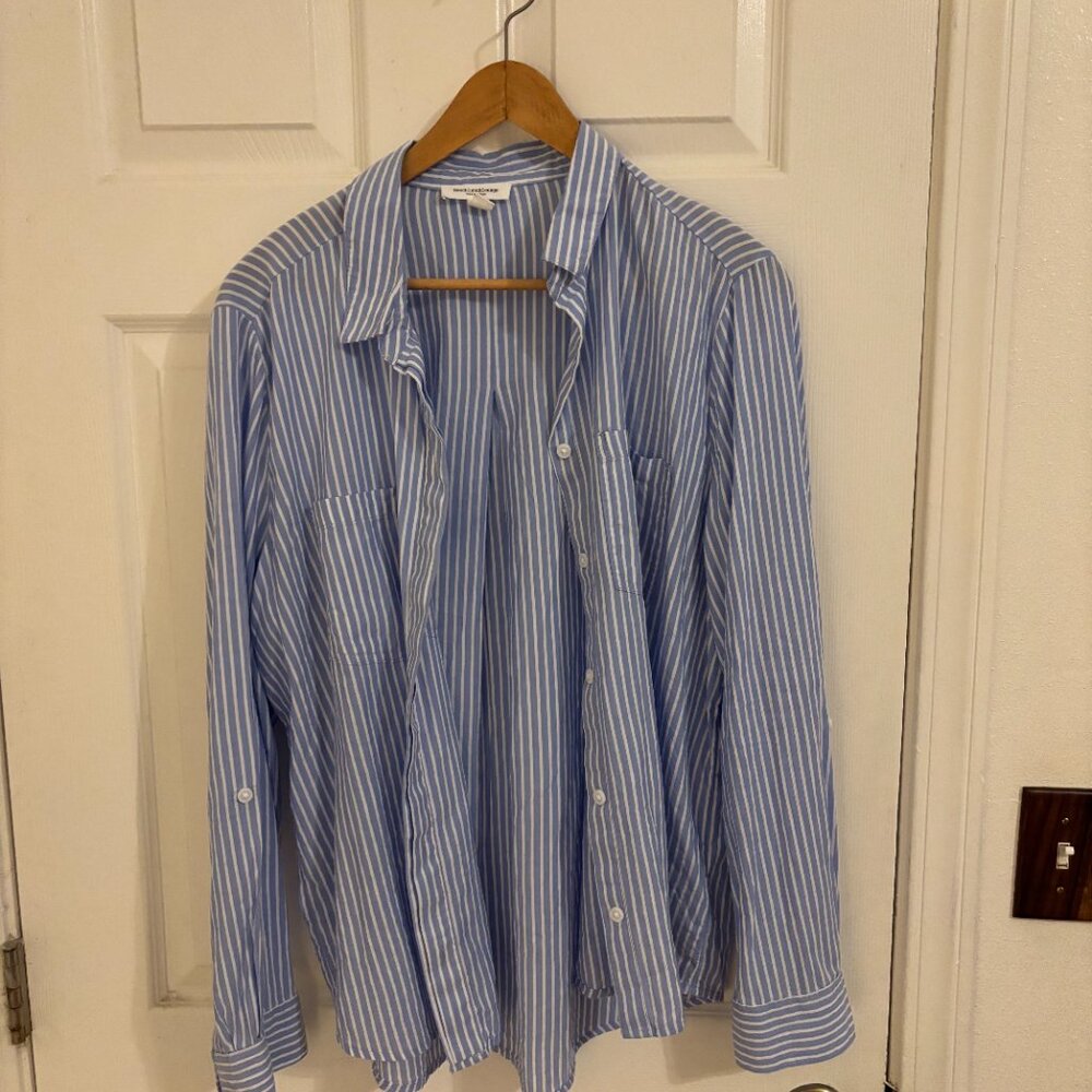 Beach Lunch Lounge Long sleeve button down - Large